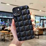 For iPhone 12 3D Grid TPU Phone Case(Black)