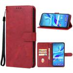 For TCL 4X 5G T601DL / 20 A 5G T768S Leather Phone Case(Red)