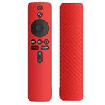 For Xiaomi MiBox S Solid Color Silicone Protective Cover(Red)
