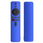 For Xiaomi MiBox S Solid Color Silicone Protective Cover(Dark Blue)