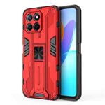 For Honor X8 5G Supersonic PC + TPU Shock-proof Protective Phone Case(Red)