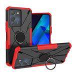 For Infinix Note 12 G96 Armor Bear Shockproof PC + TPU Phone Case with Ring(Red)