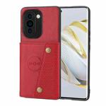 For Huawei nova 10 Pro Double Buckle Magnetic Phone Case(Red)