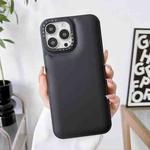 For iPhone 13 Pro Max Liquid Silicone Bread Bubble Phone Case(Black)