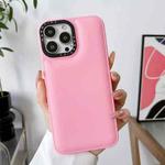 For iPhone 13 Pro Max Liquid Silicone Bread Bubble Phone Case(Pink)