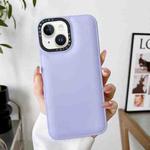 For iPhone 13 Liquid Silicone Bread Bubble Phone Case(Purple)