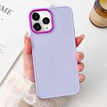 For iPhone 11 Pro Electroplated Grooved Skin Fee Phone Case(Purple)