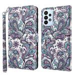 For Samsung Galaxy A23E 3D Painting Pattern TPU + PU Phone Case(Swirl Pattern)