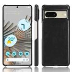 For Google Pixel 7 5G Shockproof Litchi Texture PC + PU Case(Black)