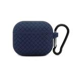 For AirPods 3 Weave Texture TPU Protective Case(Midnight Blue)