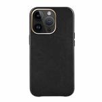 For iPhone 14 Pro Max Mutural Mingdian Series PU + PC Full Coverage Shockproof Case(Black)