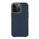 For iPhone 14 Pro Max Mutural Mingdian Series PU + PC Full Coverage Shockproof Case(Blue)