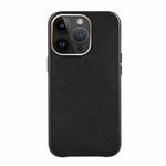 For iPhone 14 Pro Mutural Mingdian Series PU + PC Full Coverage Shockproof Case(Black)