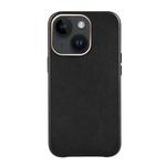 For iPhone 14 Mutural Mingdian Series PU + PC Full Coverage Shockproof Case(Black)