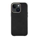For iPhone 14 Plus Mutural Mingdian Series PU + PC Full Coverage Shockproof Case(Black)