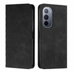 For Motorola Edge 30 Ultra 5G/X30 Pro 5G Diamond Pattern Splicing Skin Feel Magnetic Phone Case(Black)