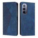 For Motorola Edge 30 Ultra 5G/X30 Pro 5G Diamond Pattern Splicing Skin Feel Magnetic Phone Case(Blue)