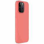 For iPhone 14 Pro Max Mutural Karen Series Liquid Silicone Magsafe Phone Case(Grapefruit Pink)