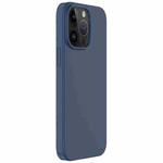 For iPhone 14 Pro Mutural Karen Series Liquid Silicone Magsafe Phone Case(Dark Blue)