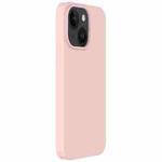 For iPhone 14 Mutural Karen Series Liquid Silicone Magsafe Phone Case(Pink)