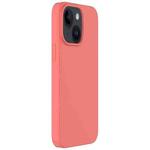 For iPhone 14 Mutural Karen Series Liquid Silicone Magsafe Phone Case(Grapefruit Pink)