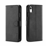For Samsung Galaxy A23e LC.IMEEKE Calf Texture Leather Phone Case(Black)