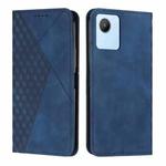 For Realme C30 4G Diamond Splicing Skin Feel Magnetic Leather Phone Case(Blue)