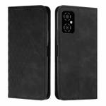 For Xiaomi Poco M4 5G Diamond Splicing Skin Feel Magnetic Leather Phone Case(Black)