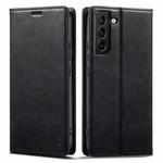 For Samsung Galaxy S21+ 5G LC.IMEEKE RFID Anti-theft Leather Phone Case(Black)