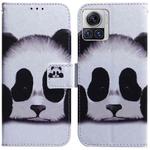 For Motorola Moto X30 Pro 5G / Edge 30 Ultra Coloured Drawing Leather Phone Case(Panda)