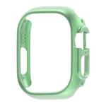 For Apple Watch Ultra 49mm PC Hollow Electroplating Protective Case(Cyan)