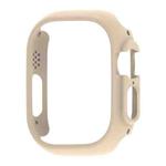 For Apple Watch Ultra 49mm PC Hollow Electroplating Protective Case(Light Pink)