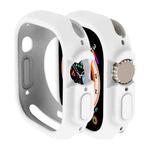 For Apple Watch Ultra 49mm Candy TPU Protective Case(White)