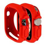 For Apple Watch Ultra 49mm Candy TPU Protective Case(Red)