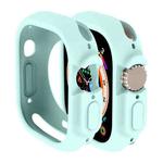 For Apple Watch Ultra 49mm Candy TPU Protective Case(Light Blue)