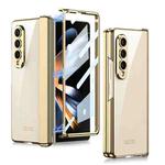 For Samsung Galaxy Z Fold4 GKK Magnetic Hinged Phantom Folding Phone Case(Champagne Gold)