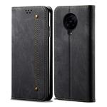 For Xiaomi Redmi K30 Pro / POCO F2 Denim Texture Casual Style Horizontal Flip Leather Case with Holder & Card Slots & Wallet(Black)
