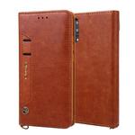 For Huawei P20 CMai2 Kaka Series Litchi Texture Horizontal Flip Leather Case with Holder & Card Slots(Brown)