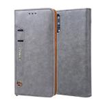 For Huawei P20 CMai2 Kaka Series Litchi Texture Horizontal Flip Leather Case with Holder & Card Slots(Grey)