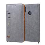 For Huawei P20 Lite CMai2 Kaka Series Litchi Texture Horizontal Flip Leather Case with Holder & Card Slots(Grey)