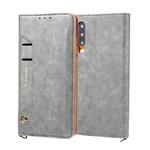 For Huawei P30 CMai2 Kaka Series Litchi Texture Horizontal Flip Leather Case with Holder & Card Slots(Grey)