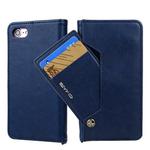 For iPhone SE 2022 / SE 2020 / 8 / 7 CMai2 Kaka Series Litchi Texture Horizontal Flip Leather Case with Holder & Card Slots(Blue)