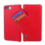 For iPhone 8 Plus / 7 Plus CMai2 Kaka Series Litchi Texture Horizontal Flip Leather Case with Holder & Card Slots(Red)