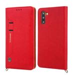 For Galaxy Note10+ CMai2 Kaka Series Litchi Texture Horizontal Flip Leather Case with Holder & Card Slots(Red)