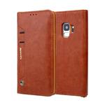 For Galaxy S9 CMai2 Kaka Series Litchi Texture Horizontal Flip Leather Case with Holder & Card Slots(Brown)