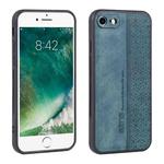 For iPhone SE 2022 / SE 2020 / 8 / 7 AZNS 3D Embossed Skin Feel Phone Case(Dark Green)