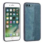 For iPhone 8 Plus / 7 Plus AZNS 3D Embossed Skin Feel Phone Case(Dark Green)