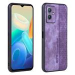 For vivo Y33s 5G / Y33e AZNS 3D Embossed Skin Feel Phone Case(Purple)