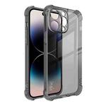 For iPhone 14 Pro imak Shockproof Airbag TPU Phone Case(Transparent Black)