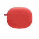 For Redmi Buds4 Pro Silicone Earphone Protective Case with D Carabiner(Red)